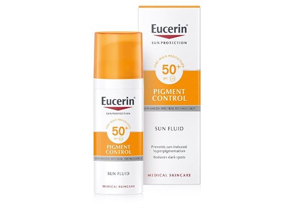 Sun Fluido Pigment Control Fps 50 Protector Solar Facial Que Previene De Las Manchas Eucerin