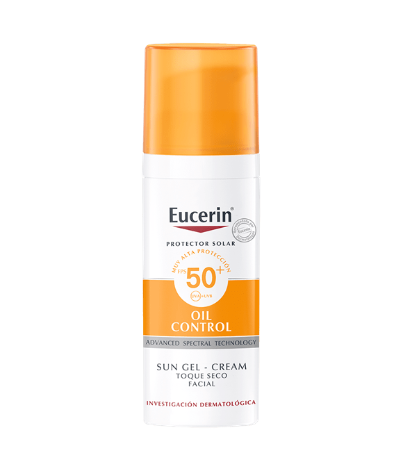 Sun Gel Cream Oil Control Toque Seco Fps 50 Protector Solar Para Piel Grasa Y Con Imperfecciones Eucerin